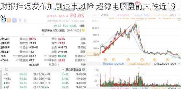 财报推迟发布加剧退市风险 超微电脑盘前大跌近19%