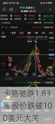 卡骆驰跌1.83% 股价跌破100美元大关