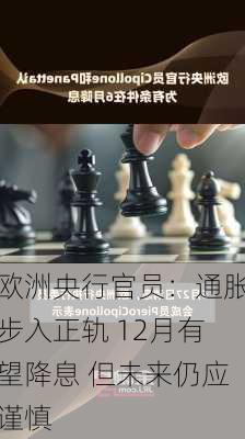 欧洲央行官员：通胀步入正轨 12月有望降息 但未来仍应谨慎