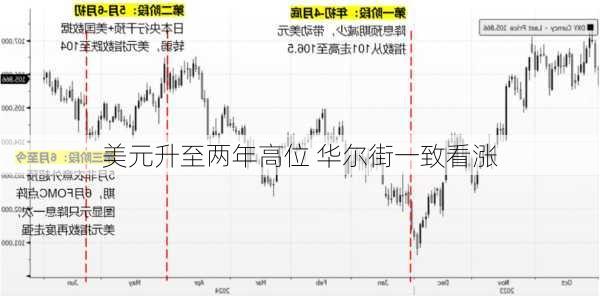 美元升至两年高位 华尔街一致看涨