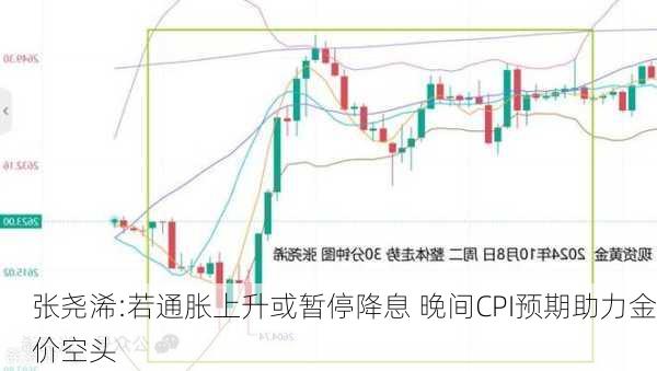 张尧浠:若通胀上升或暂停降息 晚间CPI预期助力金价空头