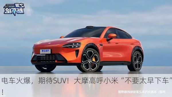 电车火爆，期待SUV！大摩高呼小米“不要太早下车”！