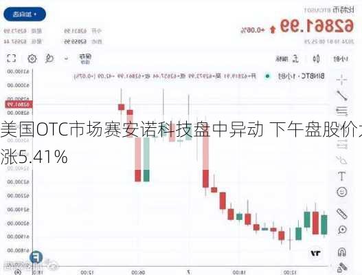 美国OTC市场赛安诺科技盘中异动 下午盘股价大涨5.41%