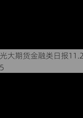 光大期货金融类日报11.25