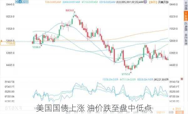 美国国债上涨 油价跌至盘中低点
