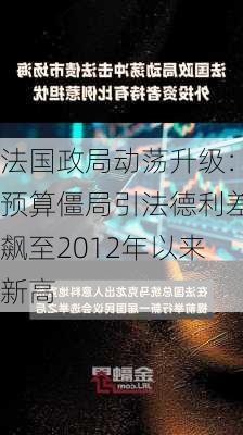 法国政局动荡升级：预算僵局引法德利差飙至2012年以来新高