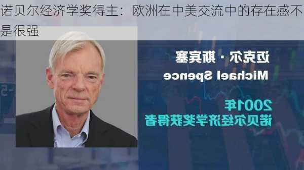 诺贝尔经济学奖得主：欧洲在中美交流中的存在感不是很强