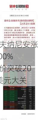 霍夫纳尼安涨2.00% 股价突破200美元大关