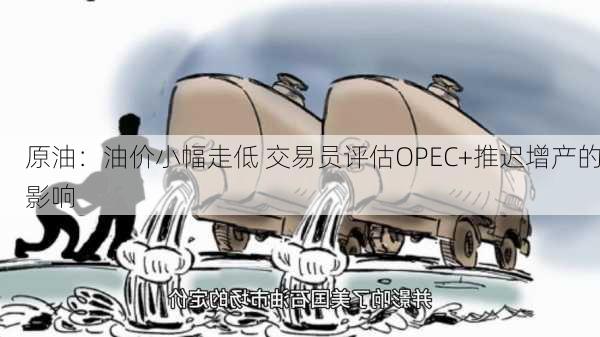 原油：油价小幅走低 交易员评估OPEC+推迟增产的影响