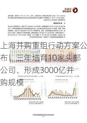 上海并购重组行动方案公布！三年培育10家头部公司、形成3000亿并购规模