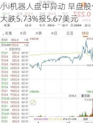 小i机器人盘中异动 早盘股价大跌5.73%报5.67美元